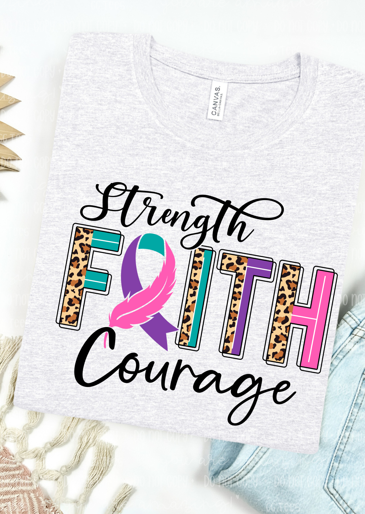 Strength Faith Courage Tee