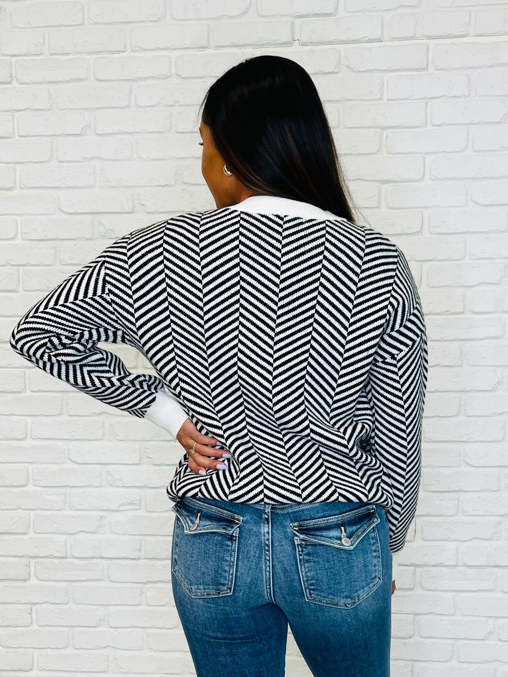 Super Secret Chevron Sweater