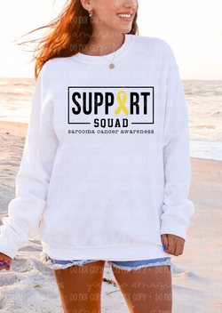 Support Squad | Sarcoma Cancer Awareness Tee