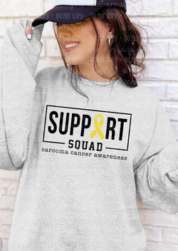 Support Squad | Sarcoma Cancer Awareness Tee