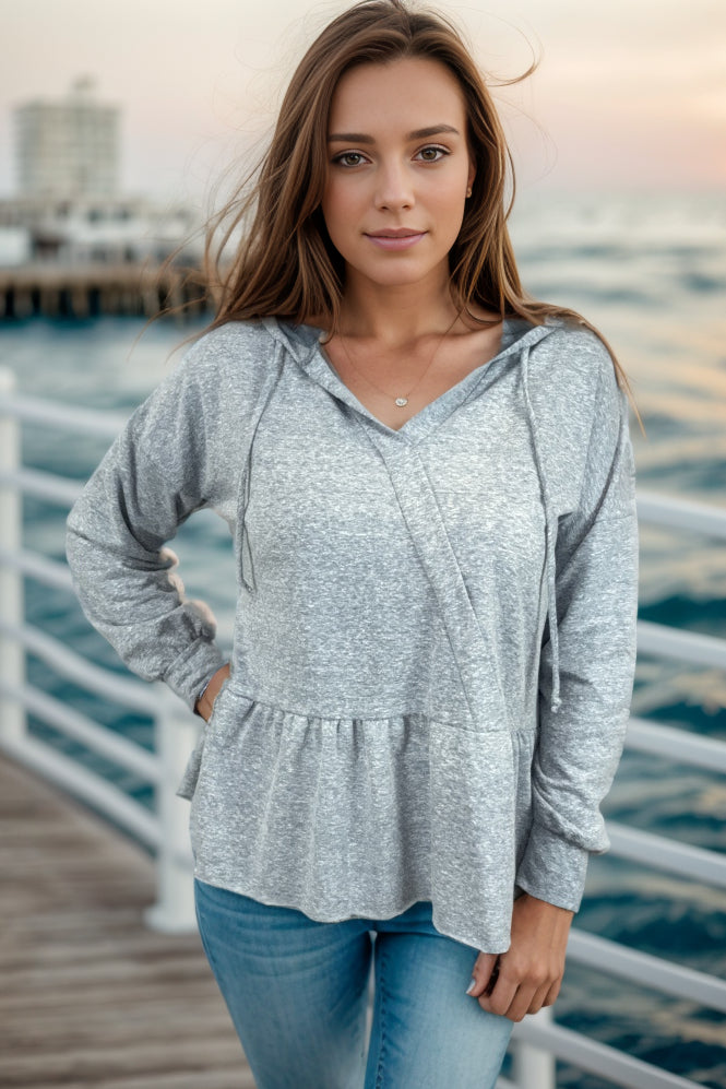 Tranquility Peplum Hoodie