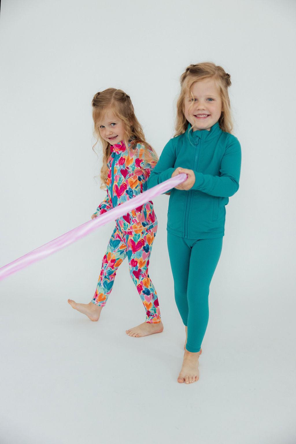 Turbo Teal Active Legging