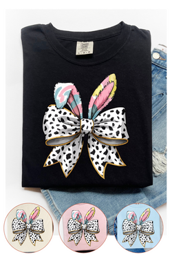 Easter Bunny Coquette Bow T-Shirt