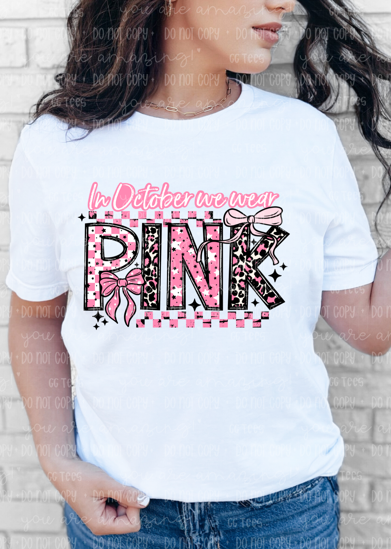 We Wear Pink in October Tee