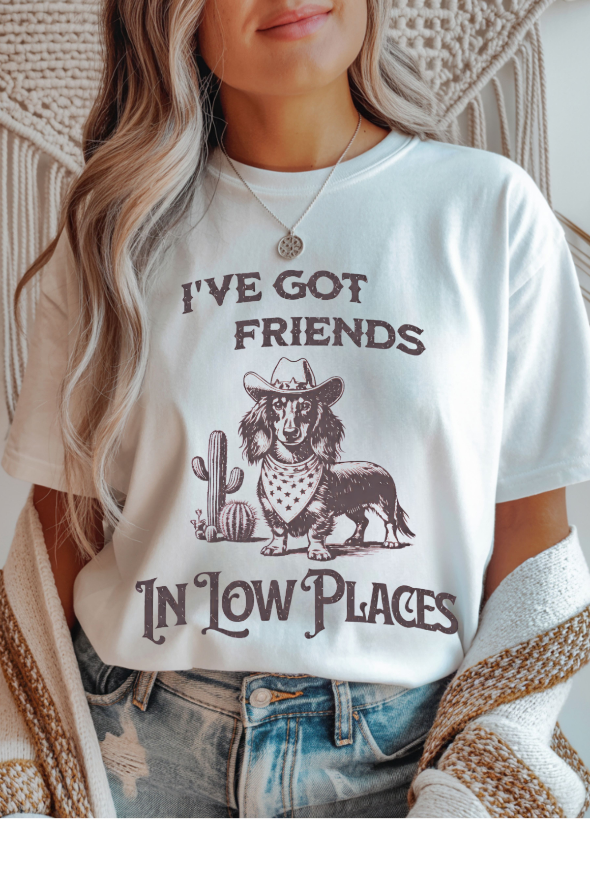 Friends In Low Places Graphic Tee