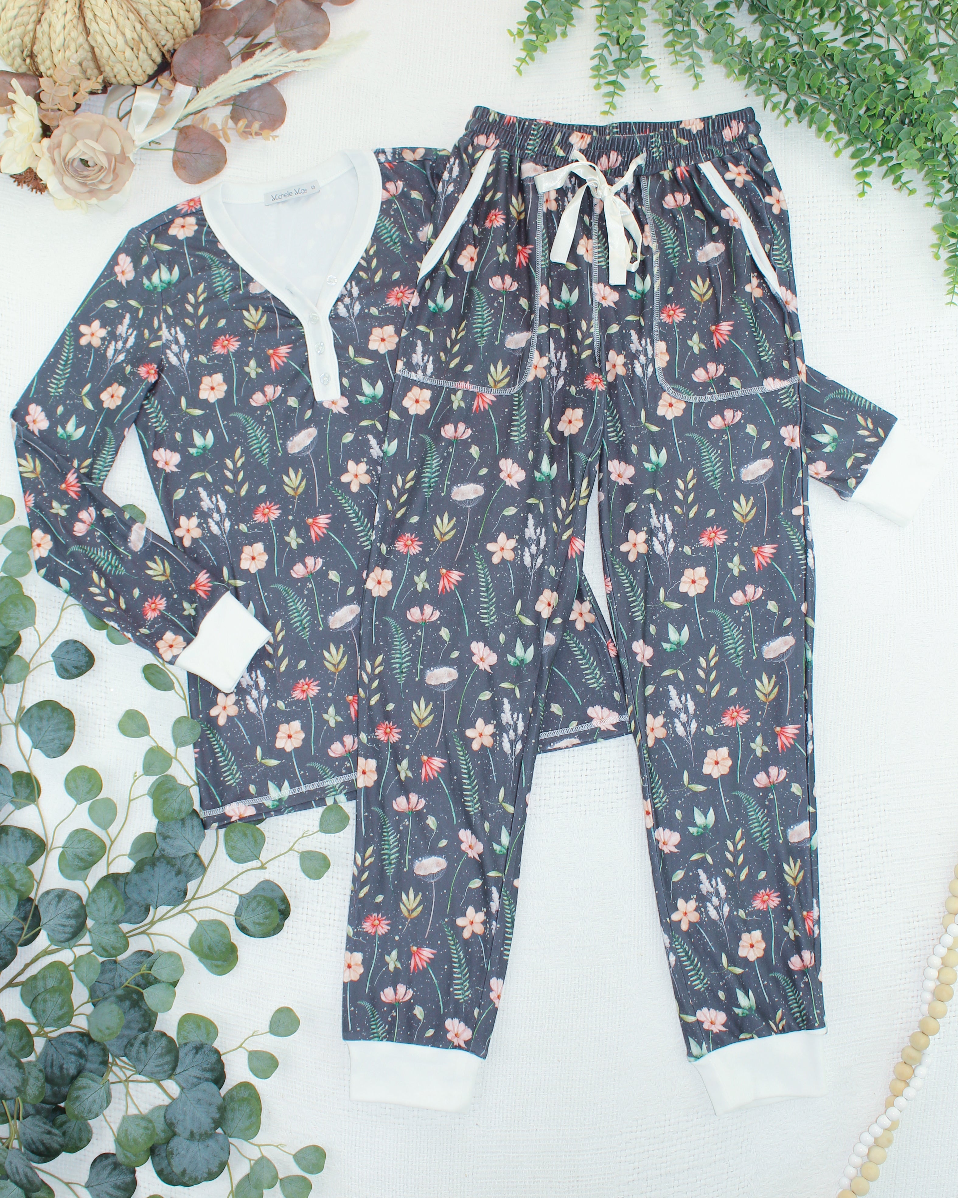 Cozy Pajama Set - Wildflower Mead