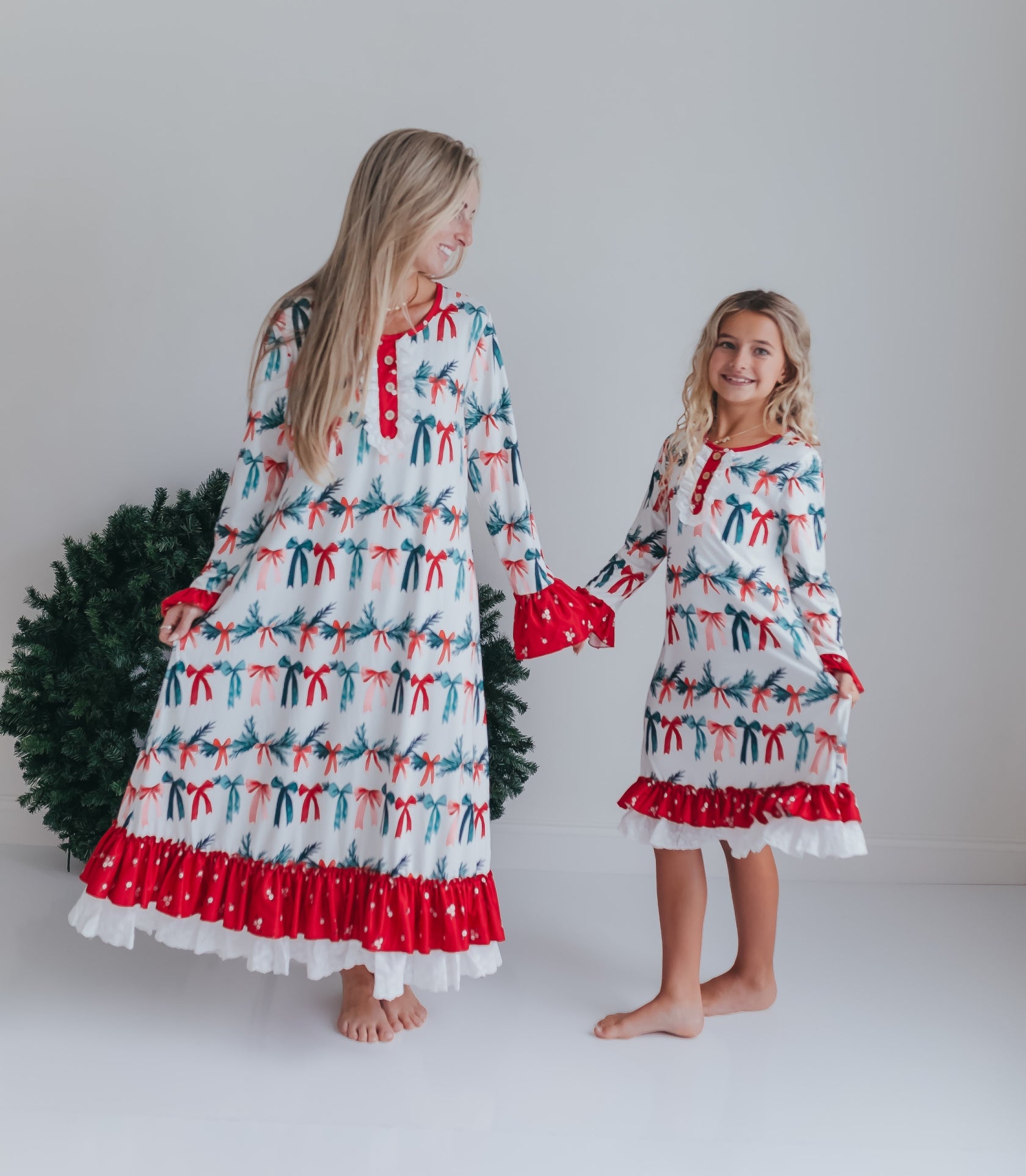 Women's Holly Bow Lounge Gown