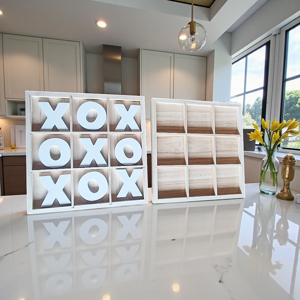 Rustic Tic Tac Toe