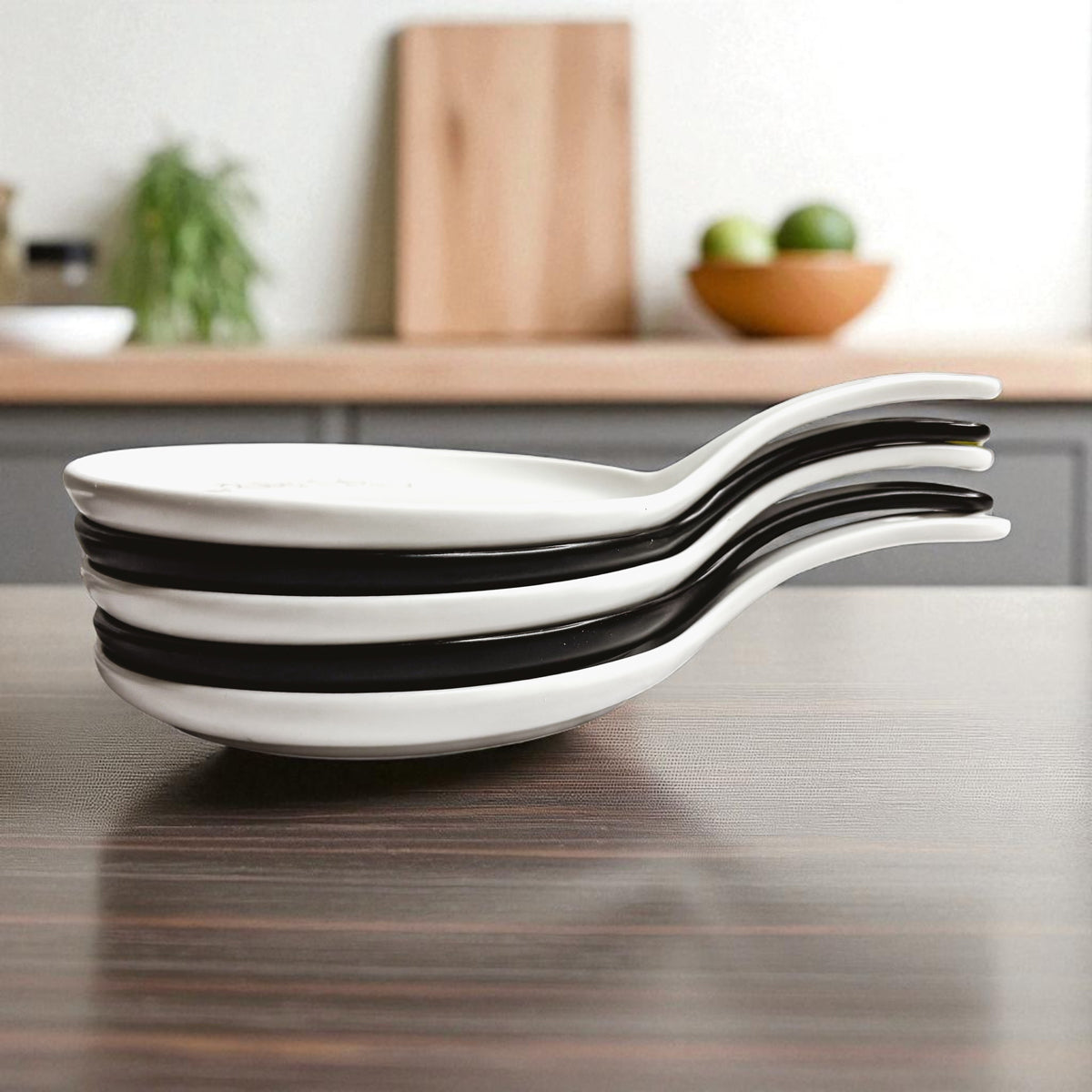 Unique kitchen gift - Chaos Coordinator & Sauce Boss spoon holder
Countertop spoon rest for kitchen decor - modern black and white
Modern farmhouse organization
Scandinavian kitchen style
Industrial chic kitchen decor
Premium kitchen display