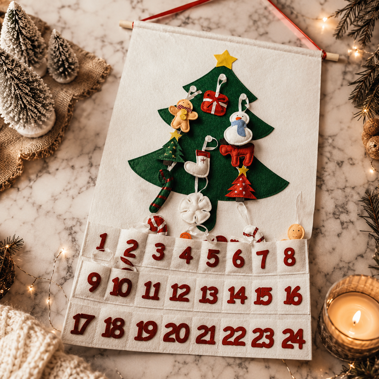 cute Christmas ornament countdown
playful Christmas Advent calendar
interactive Christmas decor for children
Christmas wall activity for children
December activity wall hanging
festive countdown for home
Christmas countdown centerpiece wall decor
statement Christmas wall hanging
large hanging Christmas Advent calendar
large felt Christmas countdown
hanging fabric holiday organizer
Christmas countdown pocket organizer
Christmas tree ornament storage Advent calendar
Advent calendar ornament storage pockets