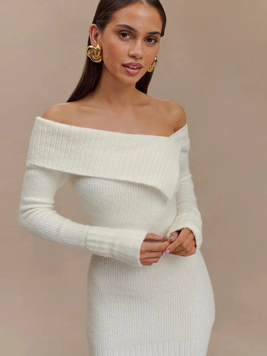 Aliza Dress Sweater Long Sleeved