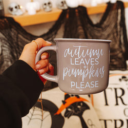 Brown Coffee Mugs, Fall Coffee Cup Sayings