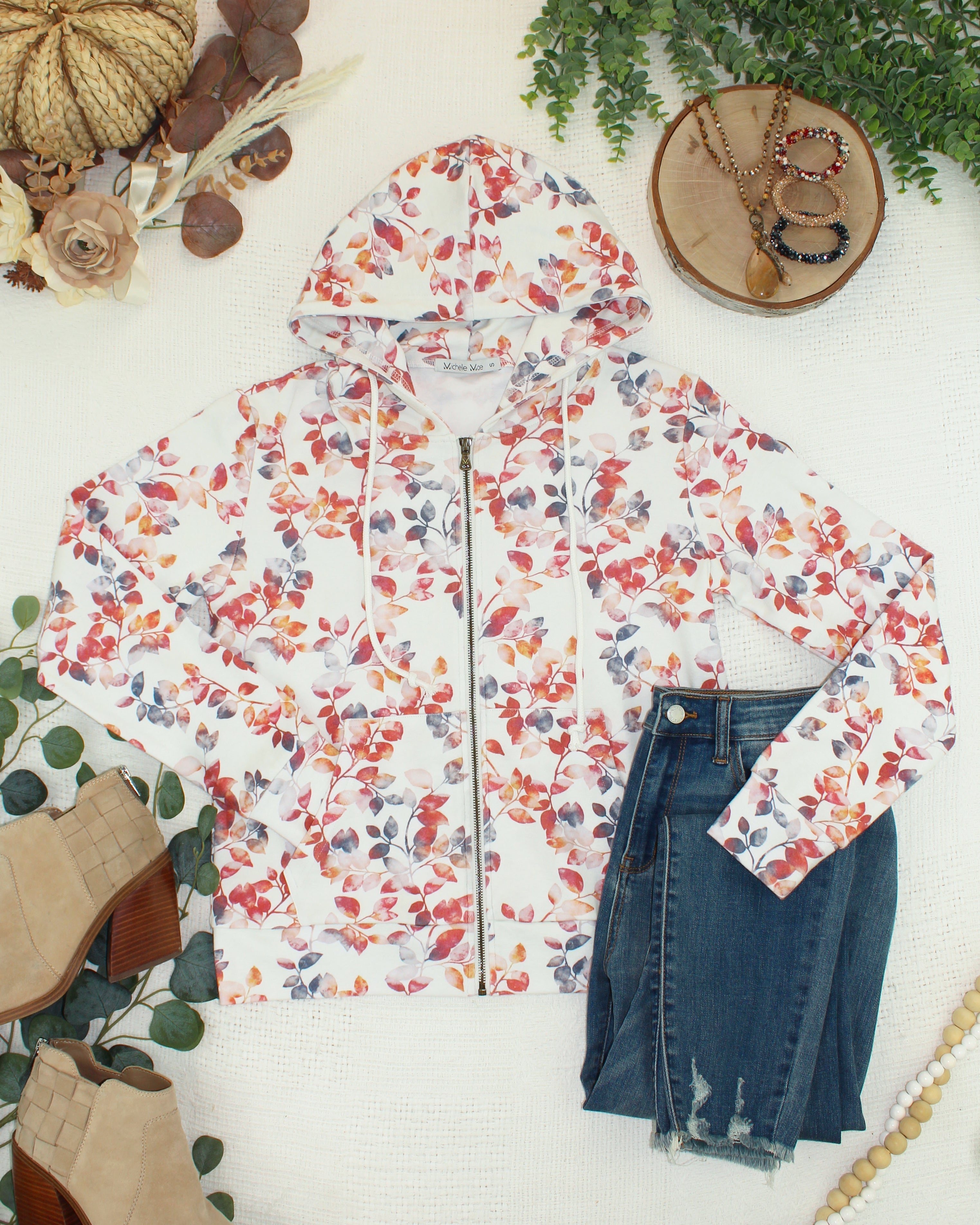 Fullzip Hoodie - Autumn Watercolor