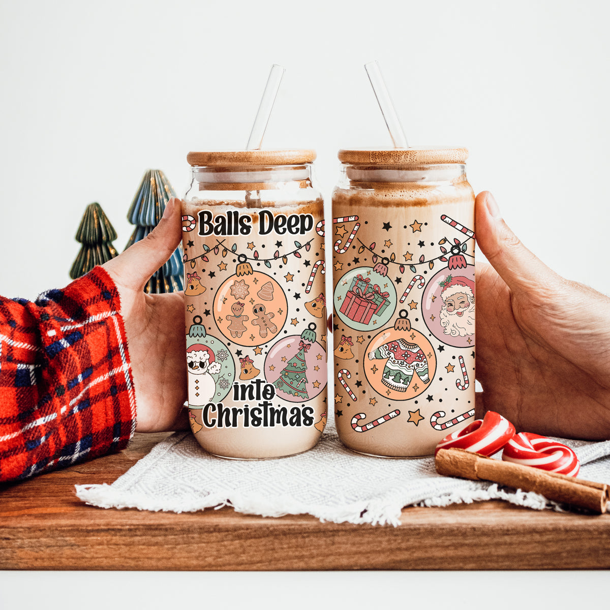 Christmas Glass cup with lid Funny
pink candy cane mug
pink candy cane lane decorations
pink candy cane theme
pink candy cane reindeeer
Christmas libbey cups with pastel colors