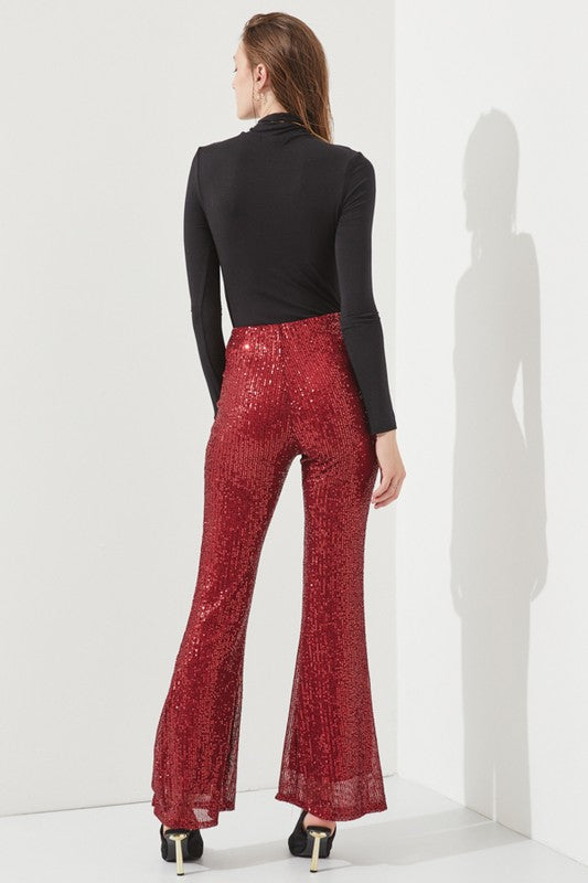 HIGHWAIST SEQUIN PANTS KRP3080