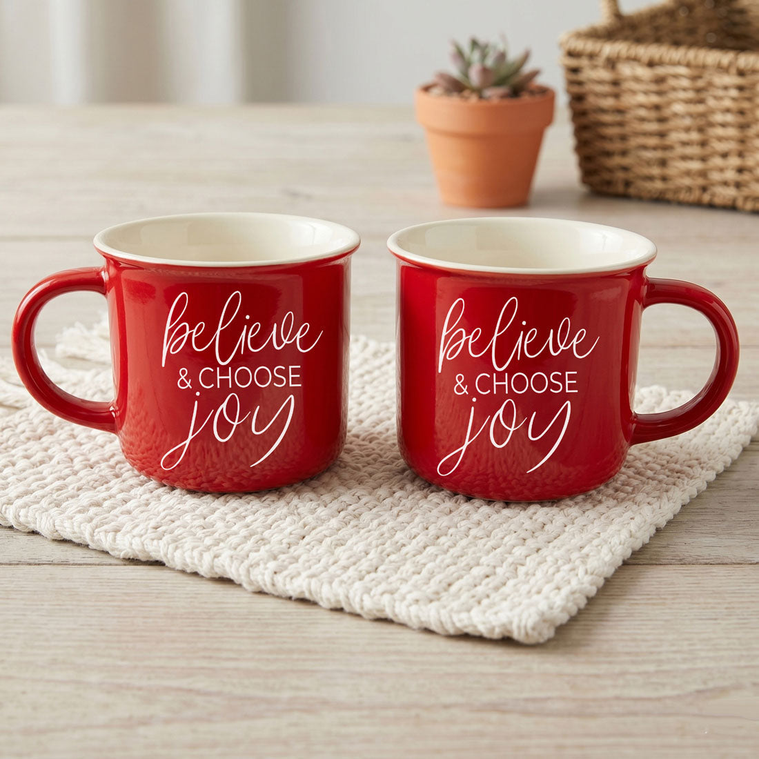 Cute holiday coffee cup for women
Christmas ceramic mug gift for coffee lovers
Festive holiday drinkware for hot cocoa
Cozy winter coffee mug with Christmas quote
Believe and Choose Joy holiday mug gift
Red and green Christmas coffee mugs
Christmas morning coffee cup aesthetic