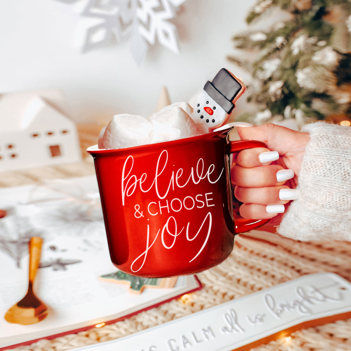 Believe & Joy Mug