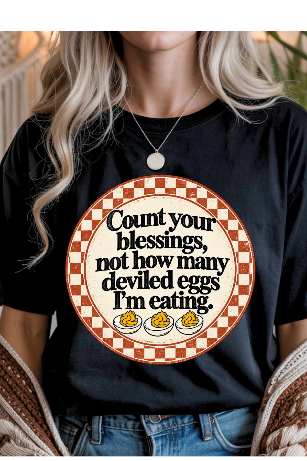 Blessings, Not Deviled Eggs Graphic Tee