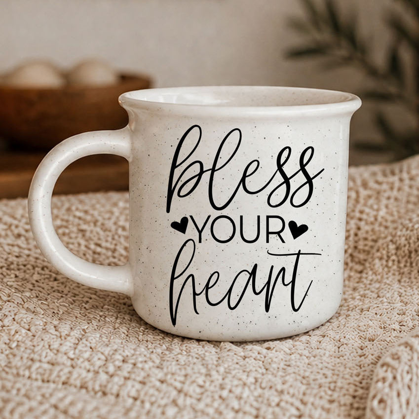 bless your heart mug
southern saying coffee cup
southern charm ceramic mug
sweet sass coffee cup