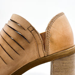 Blind Date Heeled Sandal in Tan