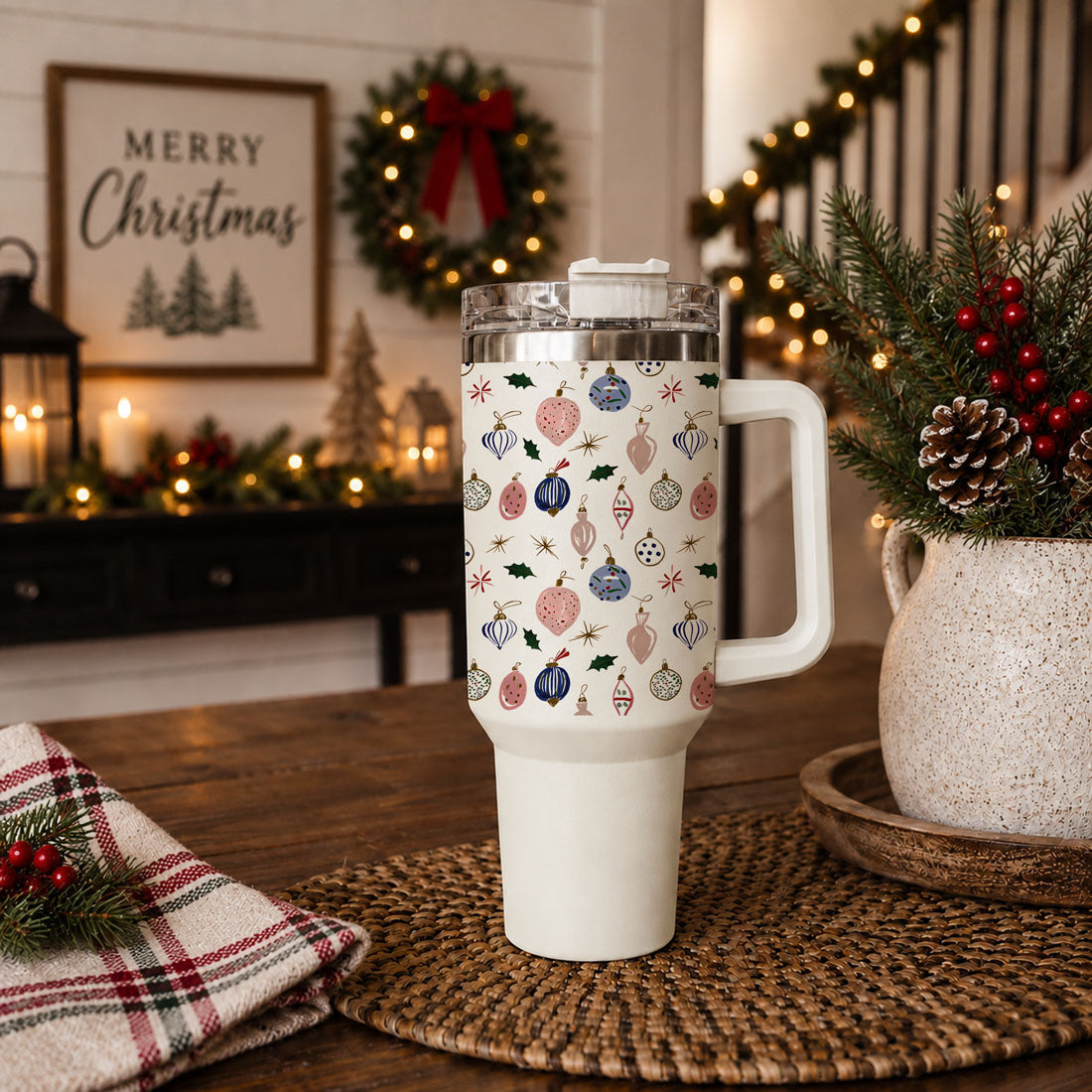 Vintage Ornament 40oz Christmas Tumbler – Pink Blue Holiday Tumbler with Handle & Christmas Gift for Women
Pink & Blue Vintage Christmas Ornament 40oz Tumbler with Handle – Pastel Holiday Drinkware Gift for Her
vintage Christmas ornament tumbler,” “pink and blue Christmas tumbler,” “40oz Christmas tumbler with handle,” “pastel Christmas tumbler,” “grandmillennial Christmas gift,” “Christmas gift for women,” and “vintage Christmas drinkware