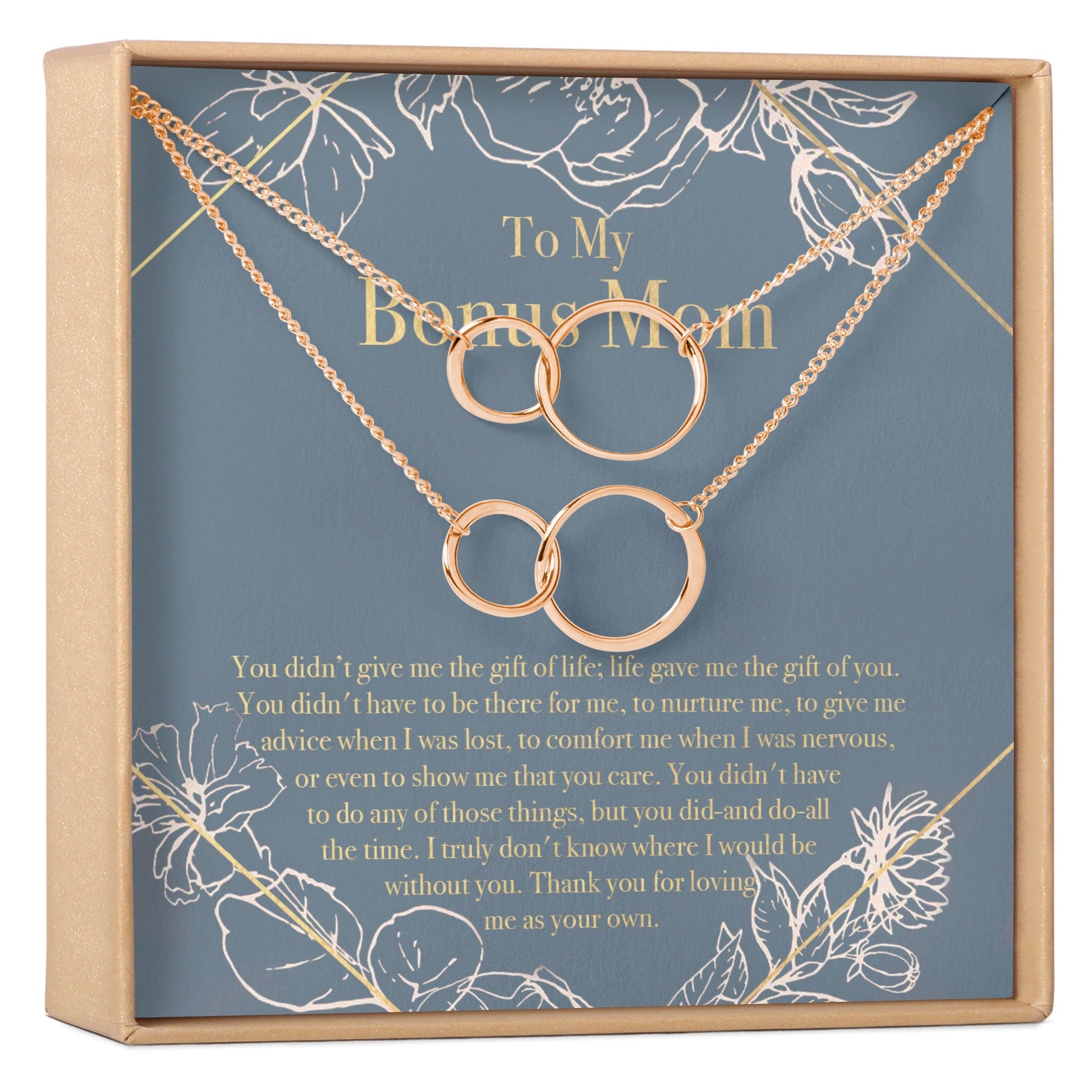 Bonus Mom Necklace, Multiple Styles