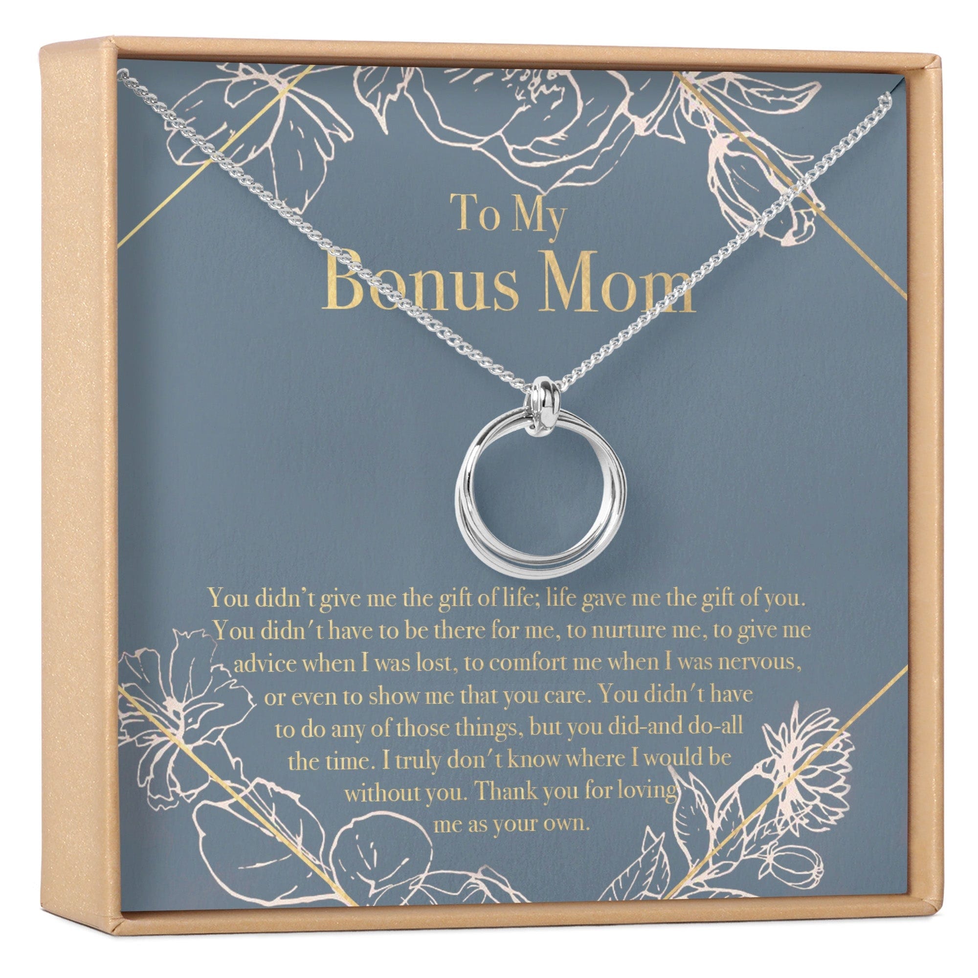 Bonus Mom Necklace, Multiple Styles