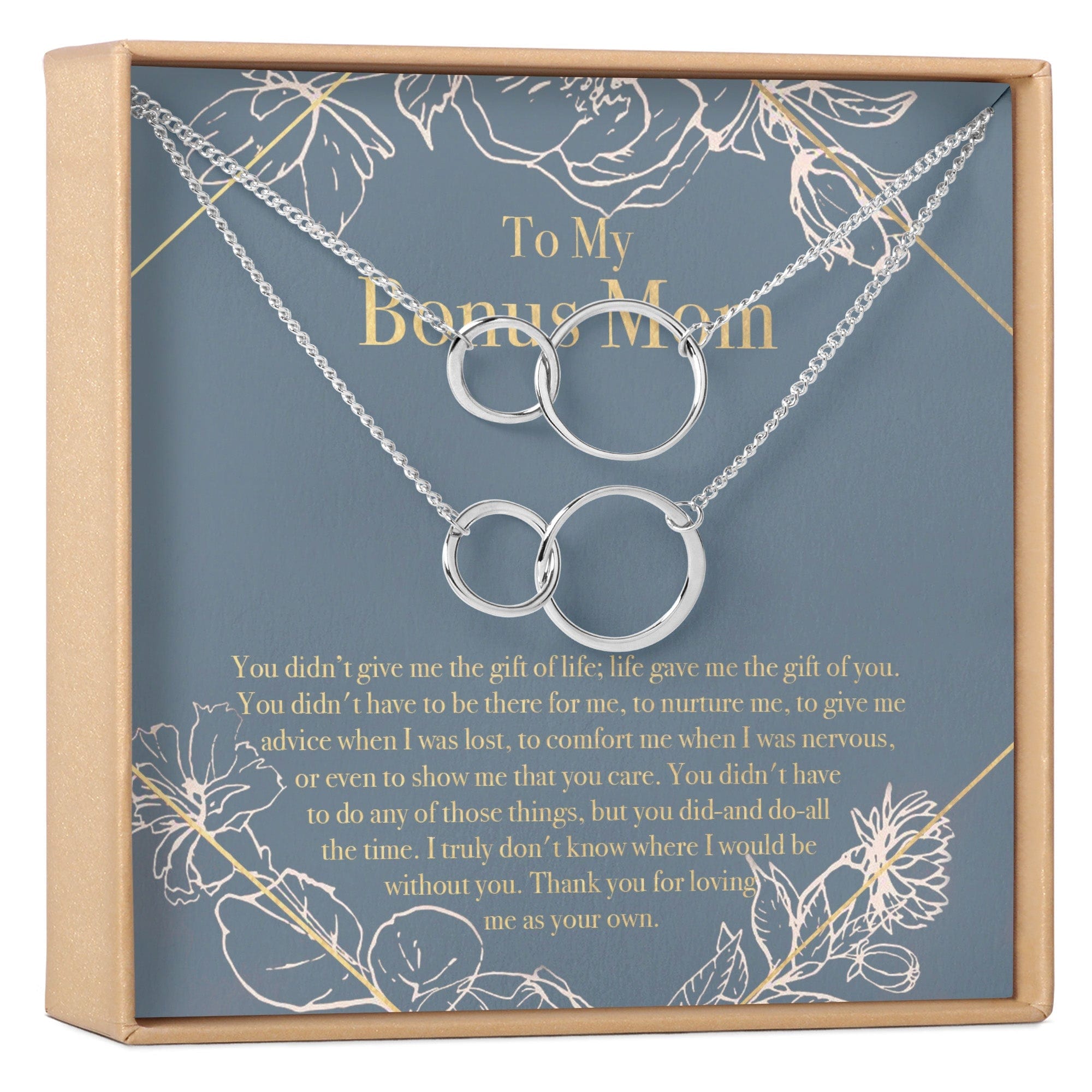 Bonus Mom Necklace, Multiple Styles