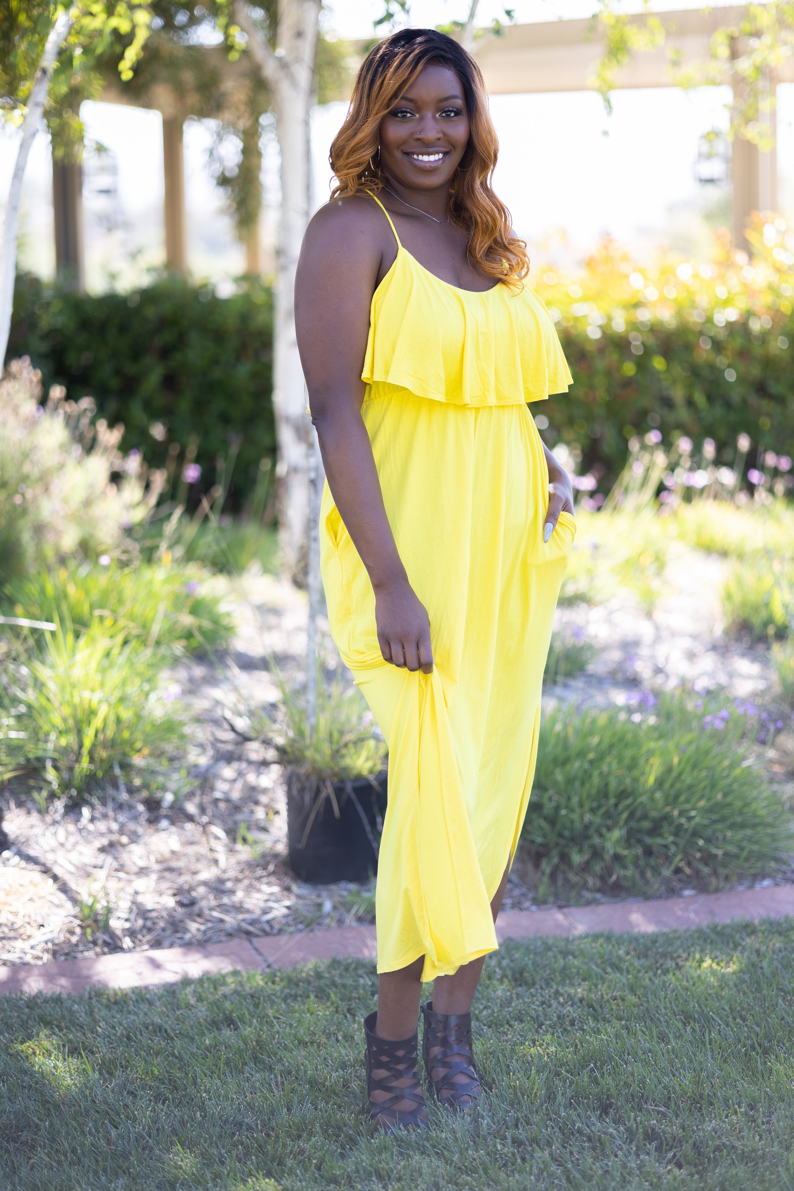 Unleash Your Beauty - Yellow Maxi