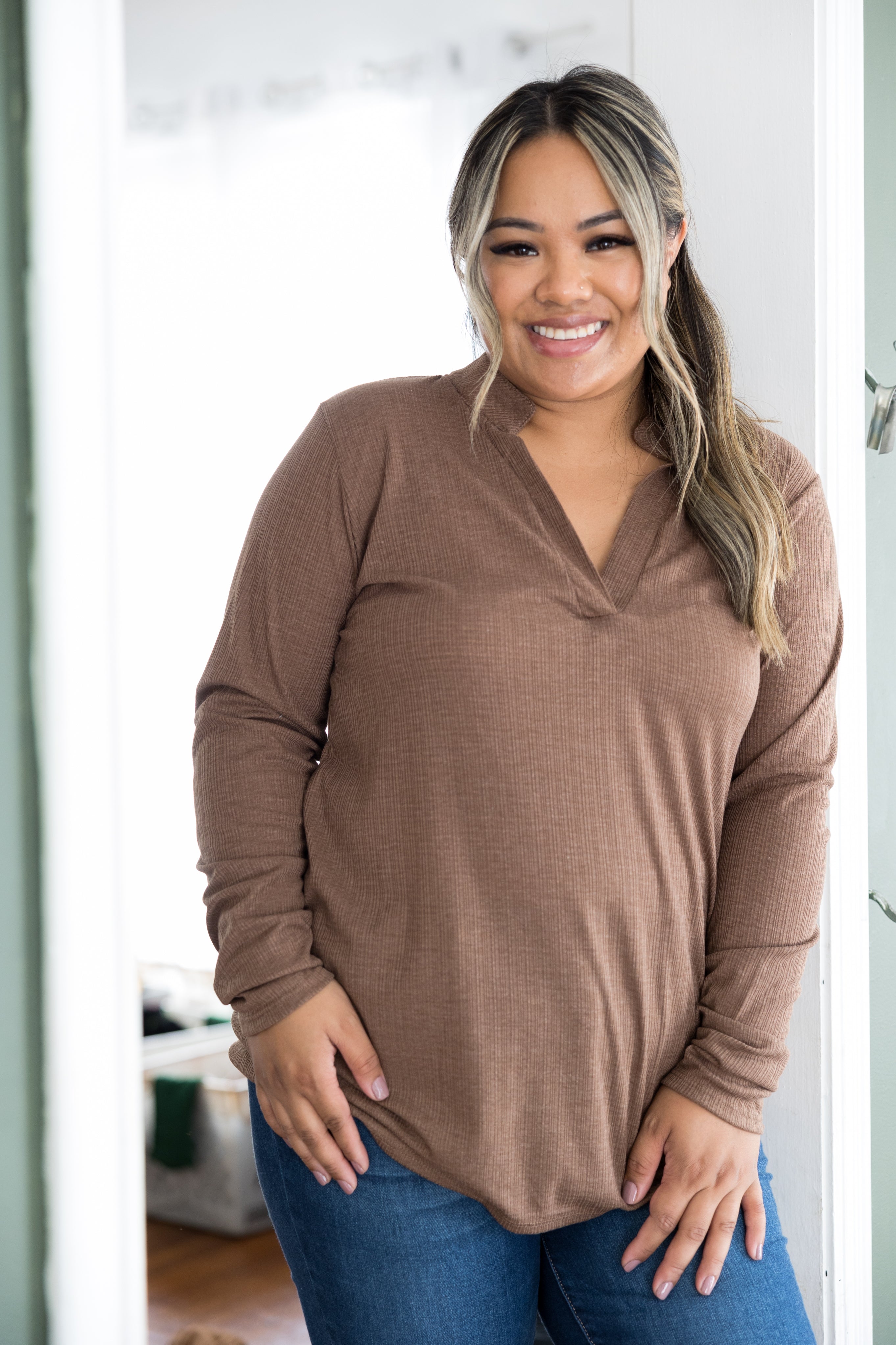 Neutral Beauty Long Sleeve Gabby