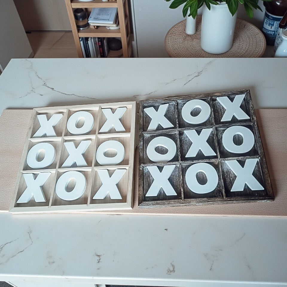 Rustic Tic Tac Toe