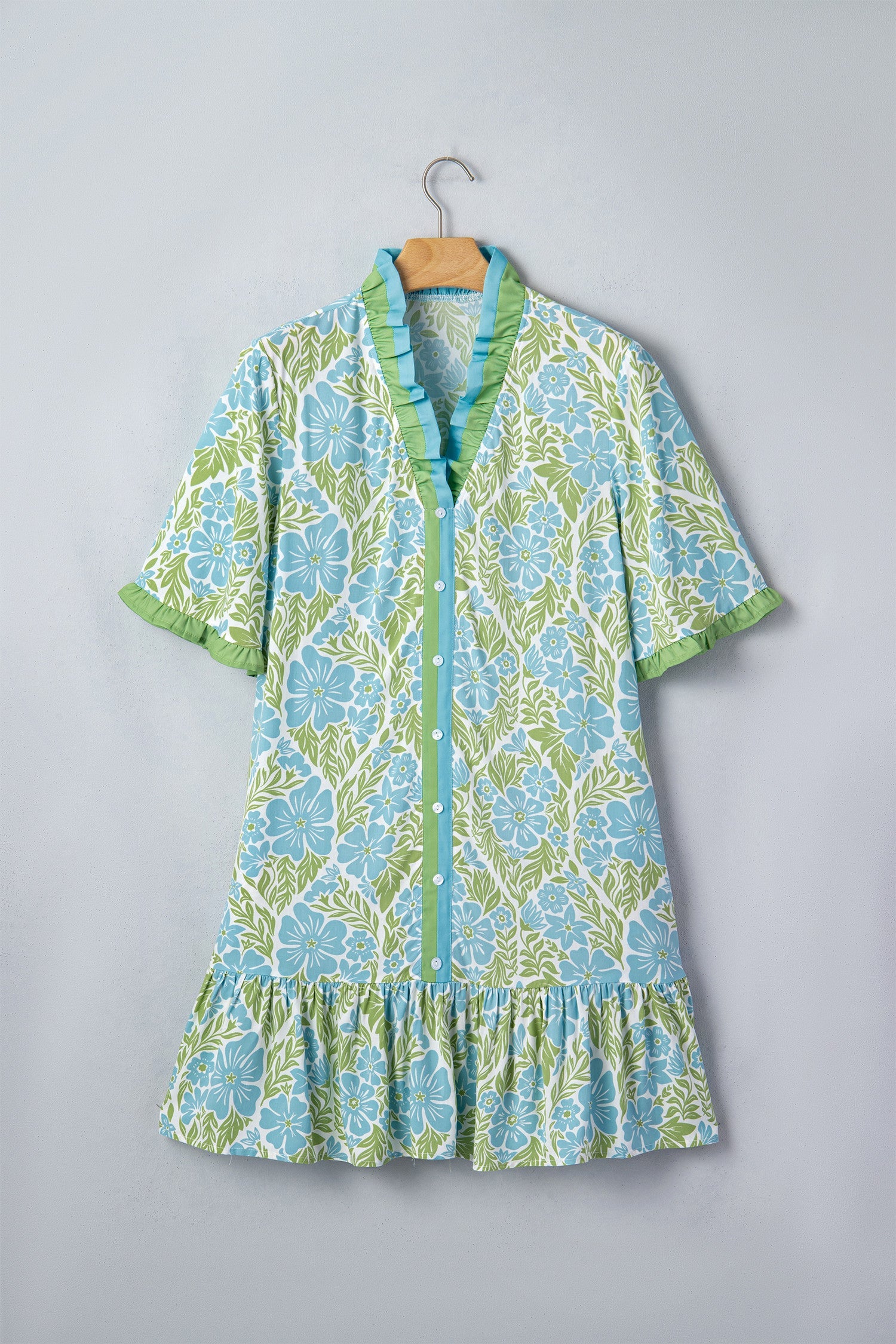 Botanical Floral V Loose Dress WTW