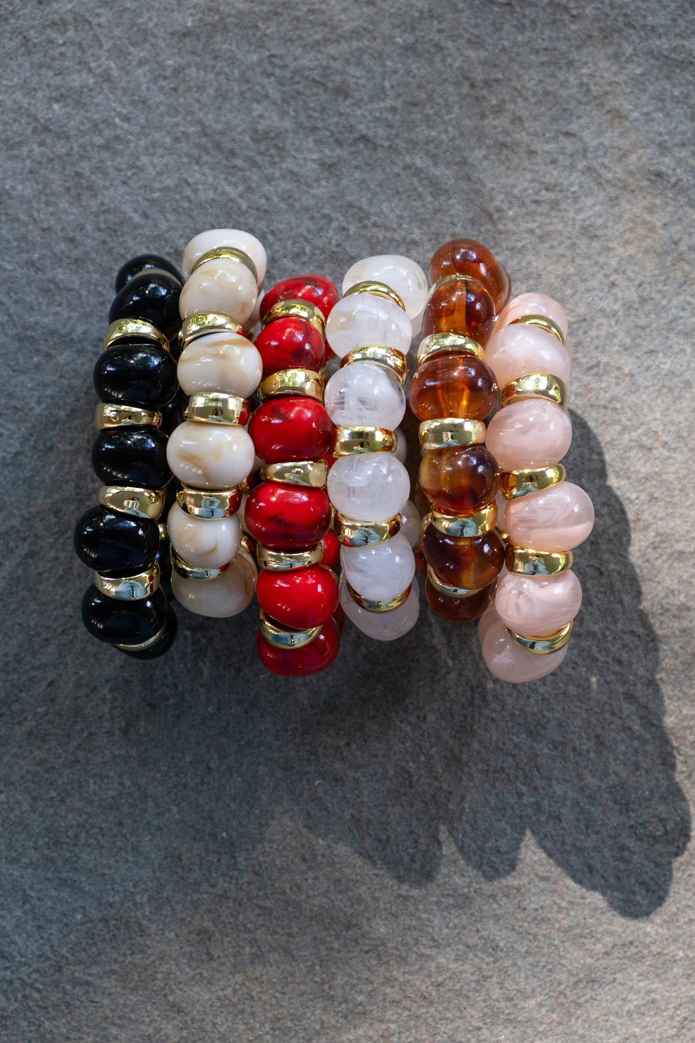 Callie Acrylic Stretchy Bracelet