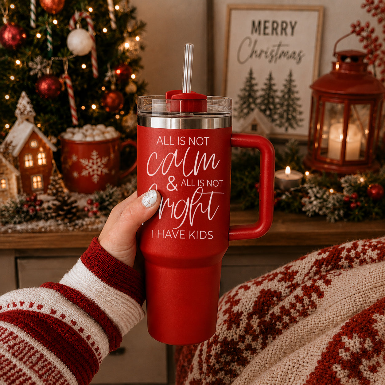 Christmas white elephant gift tumbler - all is not calm all is not bright I have kids
Secret Santa gift mom tumbler - all is not calm and all is not bright I have kids 40oz
Green tumbler with straw
Green tumbler cup
dark green tumbler with straw
