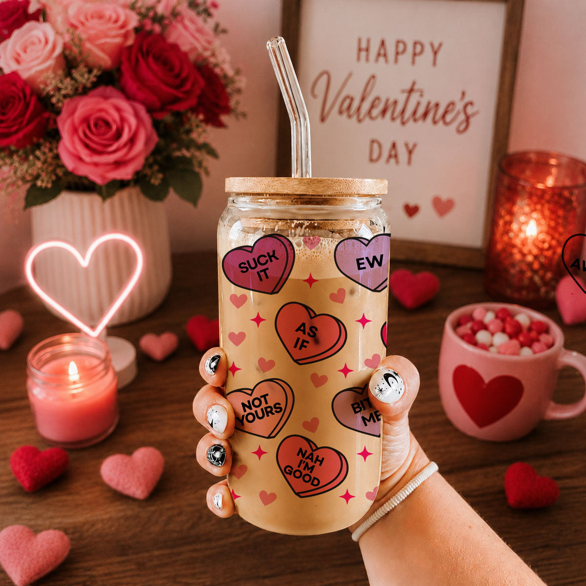 Best friend Valentine’s gifts to celebrate your bond.
Divorced Valentine’s Day gifts with humor and style.
Gifts for a divorcee on Valentine’s Day to bring a smile.
Cute and sassy Valentine’s Day drink tumblers.