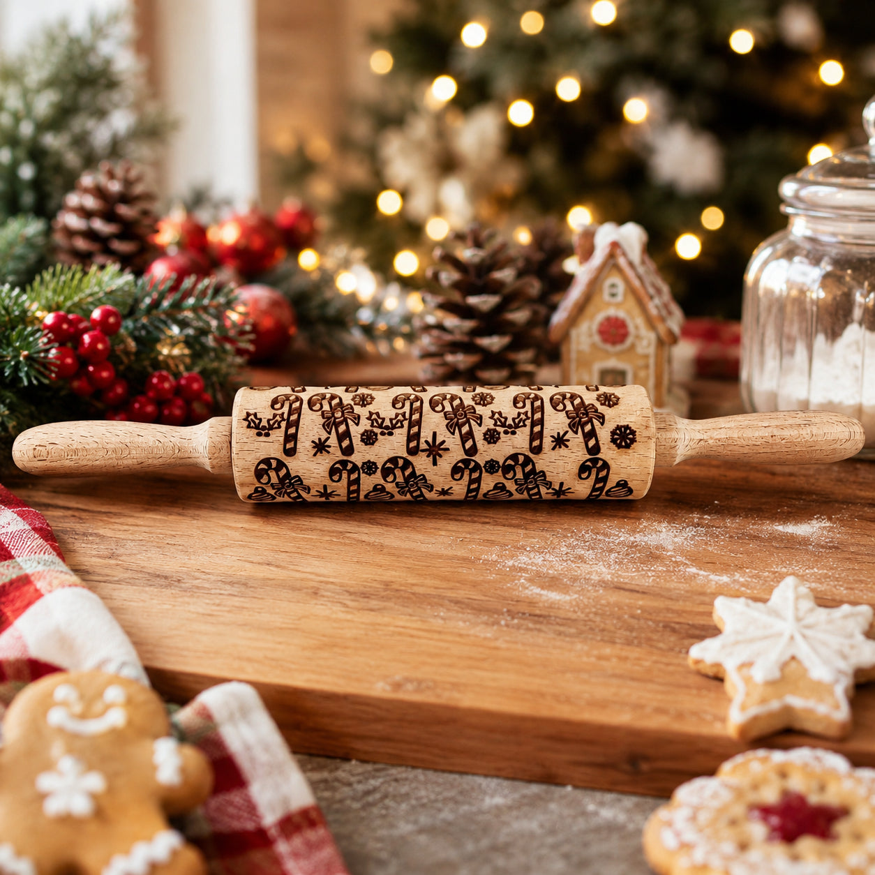 Christmas Rolling Pin Set