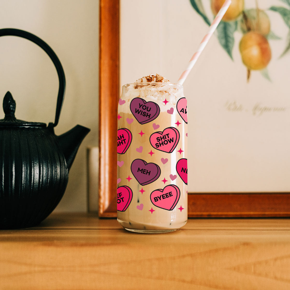 Modern drinkware for trendy Valentine’s Day celebrations.
Valentine’s Day coffee bar decor for a festive setup.
Sister Valentine’s Day gifts to show your love and appreciation.