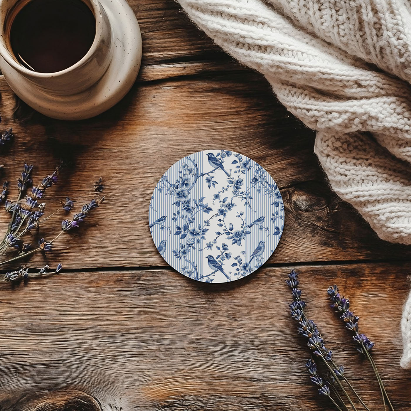 Chinoiserie Ceramic Coasters