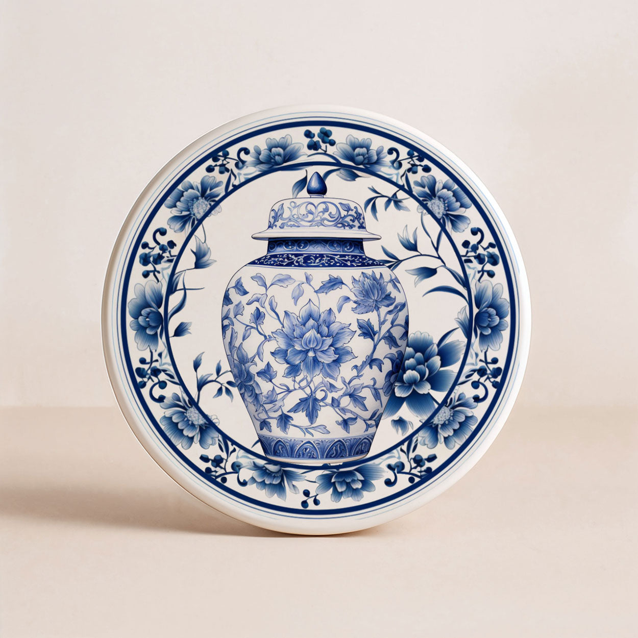 Chinoiserie Ceramic Coasters