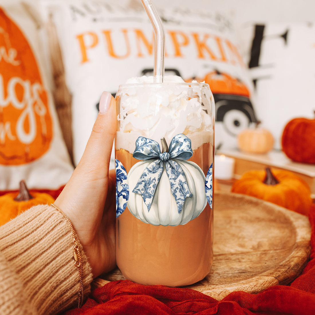 luxury fall drinking set
chinoiserie harvest glass
elegant autumn station