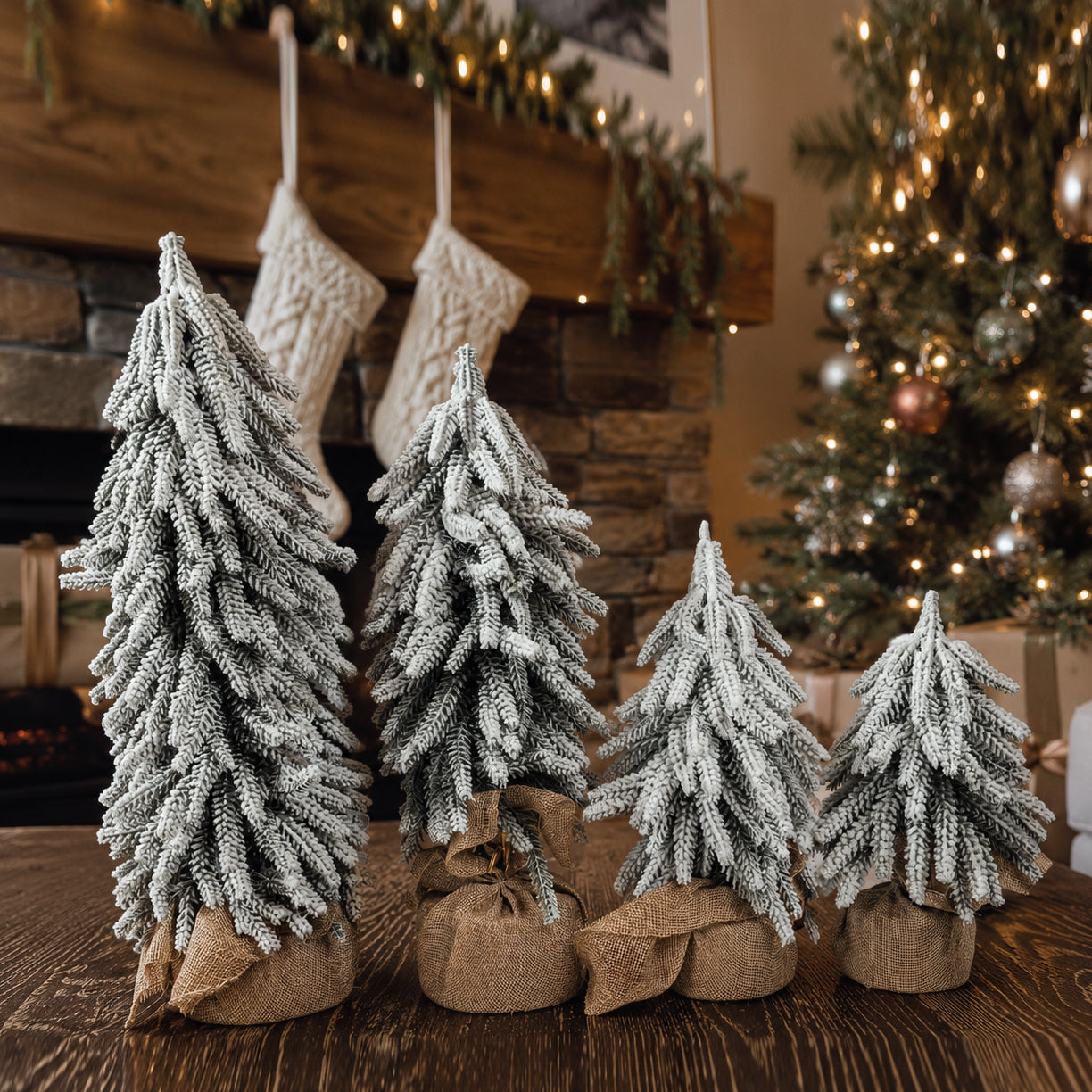 Snow Christmas Trees NEW