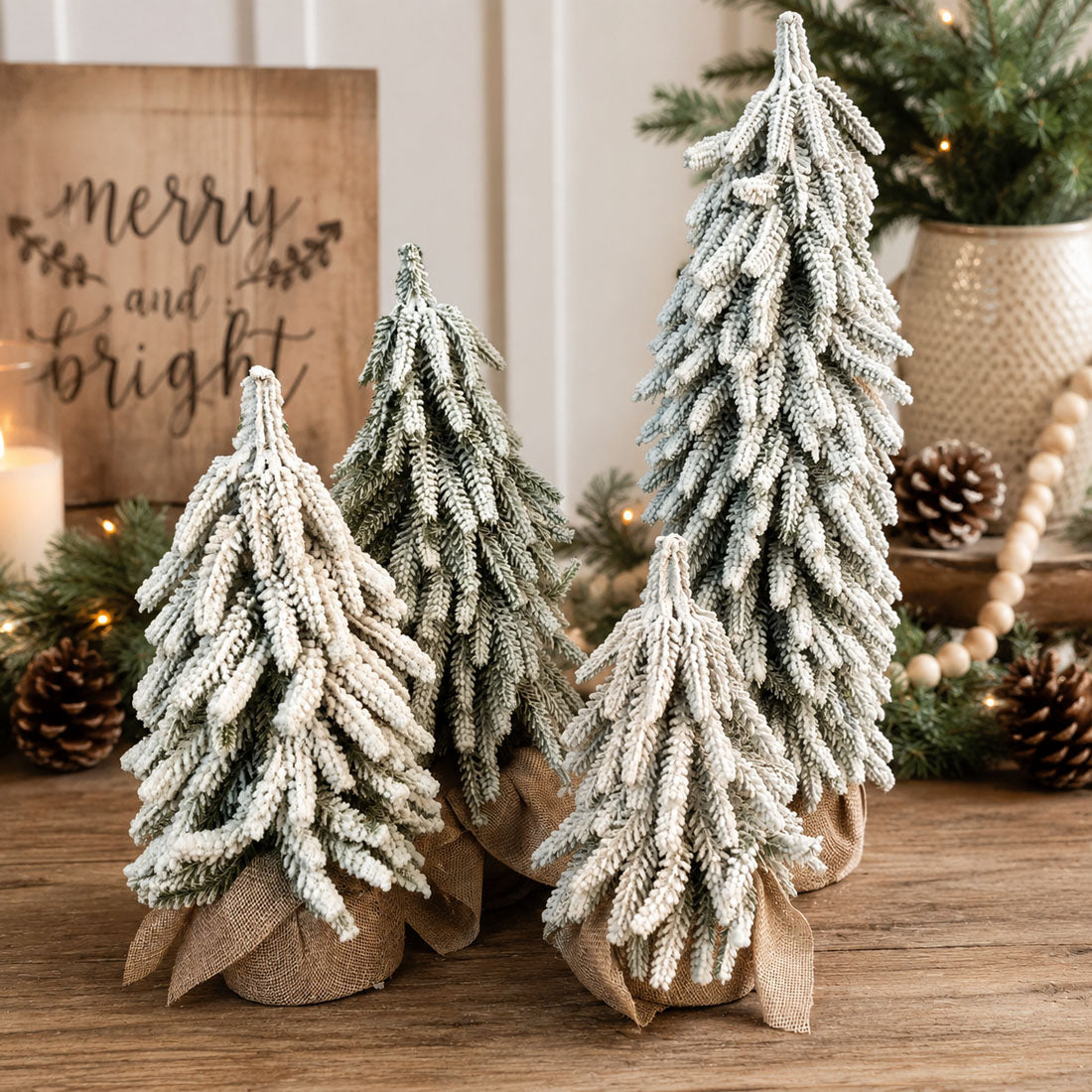Snow Christmas Trees NEW