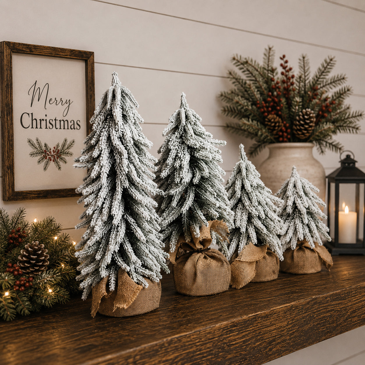 Snow Christmas Trees NEW