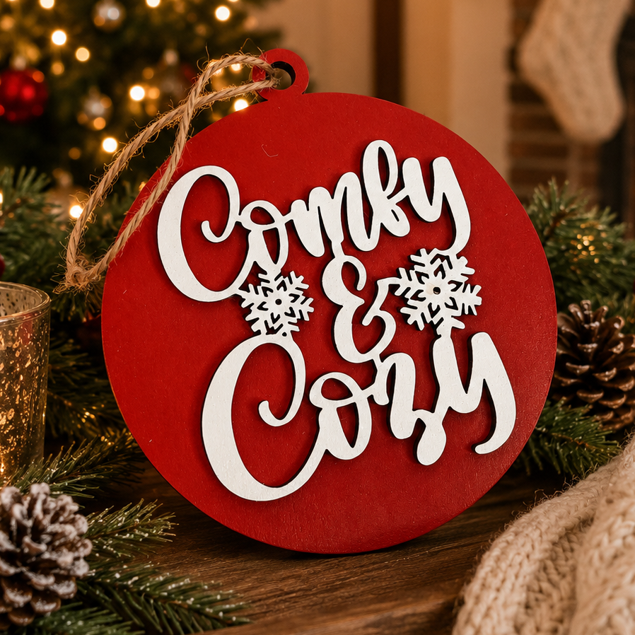 Comfy & Cozy Wooden Christmas Ornament
Comfy and Cozy Christmas Ornament | Layered Wooden Tree Decoration
Cozy Christmas Ornament | Rustic Farmhouse Holiday Decor
Wooden Christmas Tree Ornament | Comfy & Cozy Holiday Decoration
Layered Laser Cut Christmas Ornament | Cozy Winter Decor