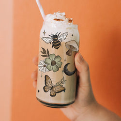 Cottage mom ghost glass
Garden lover halloween cup
Plant mom spooky tumbler
Coffee mom ghost glass