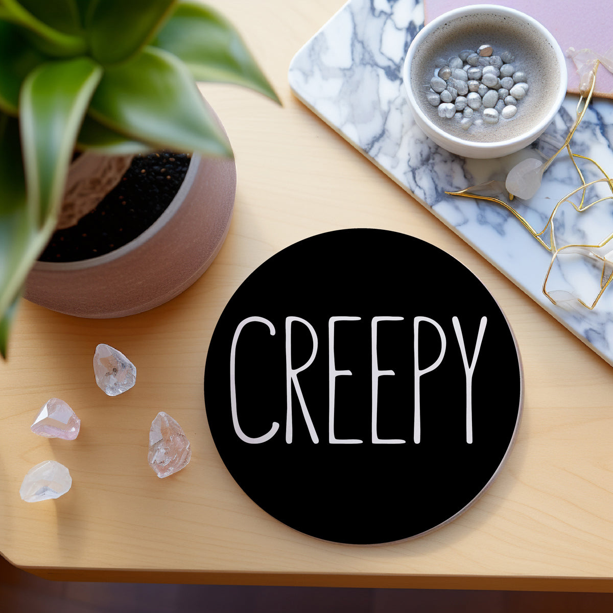 Halloween coasters with sayings
Funny Halloween drink coasters
Witch themed coasters
Spooky home decor
Halloween party accessories