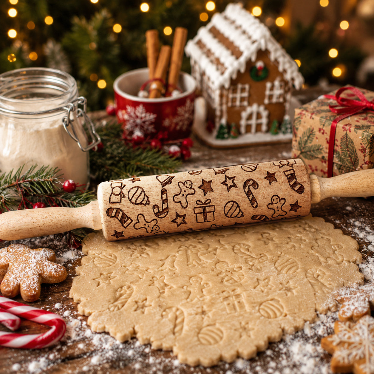 Christmas Rolling Pin Set