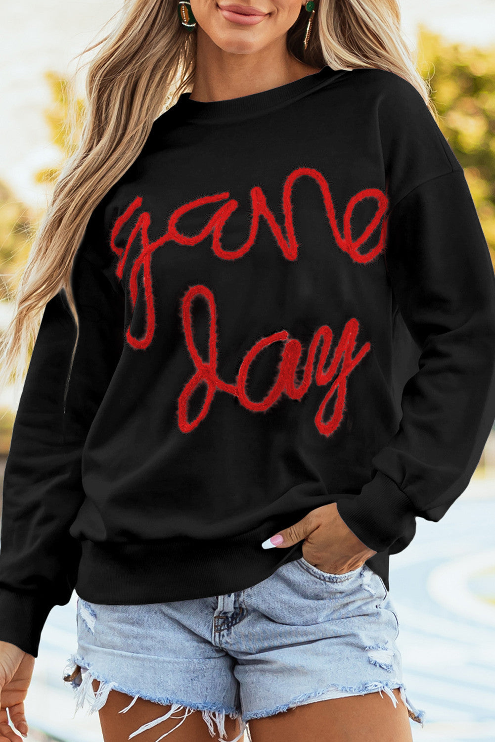 Tinsel Game Day Sweatshirt WTW