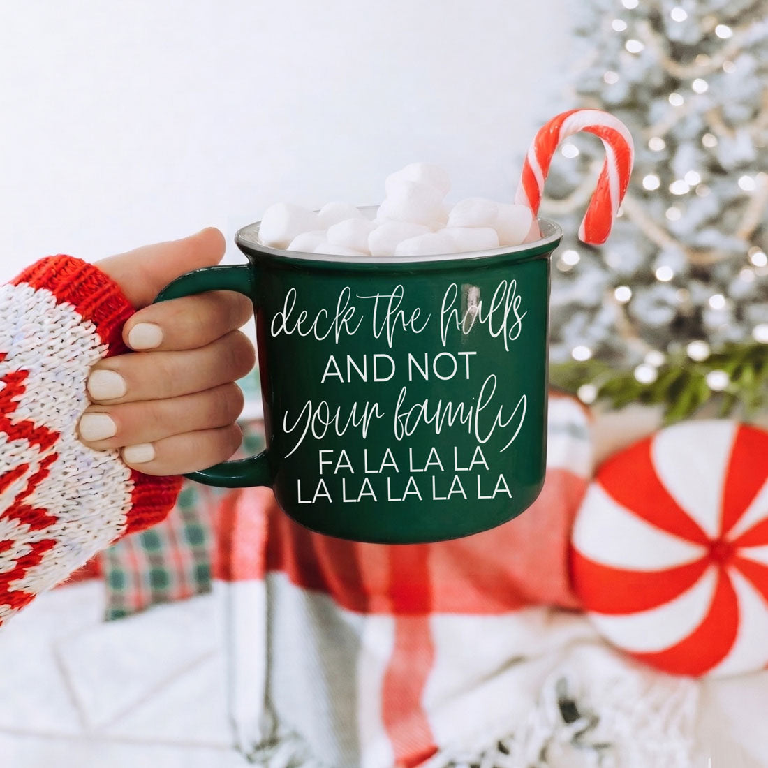 Hilarious Christmas cup for people with a sense of humor
Sarcastic cozy holiday drinkware for festive winter season
funny Christmas mug to make someone laugh
Christmas green ceramic drinkware
holiday green coffee mug gift
green farmhouse Christmas mug
Christmas tree green mug aesthetic
green holiday kitchen decor mug
