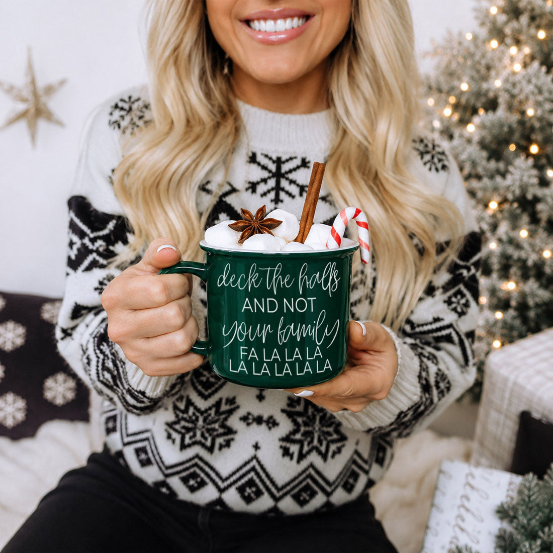 Deck the halls and not your family Christmas mug
Funny Christmas ceramic coffee mug
Sarcastic holiday coffee cup
Funny Christmas mug for adults
Red Christmas coffee mug with funny quote
Green Christmas ceramic coffee cup
Funny holiday mug gift idea
Christmas family humor coffee mug
Funny Christmas Vacation inspired mug